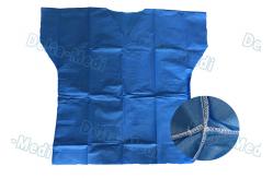 China Short Sleeve Disposable Protective Apparel Over Lock Sewing Scrub Suit With Pocket supplier