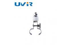 China 15x33mm Infrared Bulb Holder  Ceramic Silver For Short Wave Twin Lamp supplier