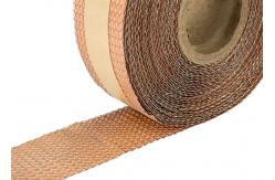 China Stainless Steel 304 316 Knitted Wire Mesh Tape 25mm Width supplier