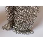 Weld Stainless Steel Chainmail Wire Mesh For Room Curtain for sale