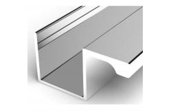 China Sliding Door Handles Polished 1.5mm Wardrobe Aluminium Profile supplier