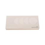 Custom Empty Blush Palette Metalized Paper Special Shaped with Protective Film for sale