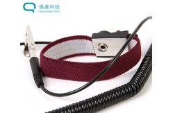 China Rose Red ESD Wrist Straps Used For Grounding in lab supplier