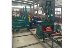 China Log cutting Vertical Band Saw Machine with hydraulic log loading Arm supplier