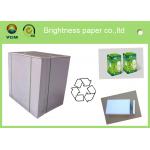 Wood Pulp White Coated Grey Back Duplex Board For Packing 230gsm - 450gsm