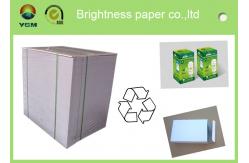 China Wood Pulp White Coated Grey Back Duplex Board For Packing 230gsm - 450gsm supplier