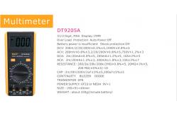 China Angle Adjustable 750V Portable Digital Multimeter Tester supplier