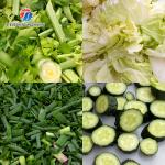 Balsam Pear Rutabaga Industrial Fruit Slicer , Fresh Organism Vegetable Cube Cutting Machine