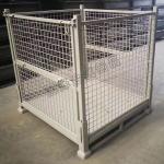 Customizable Collapsible Pallet Cage With Removable Dividers For Varied Cargo Sizes for sale