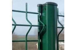 China 3D Curvy  hot dipped PVC coated welded wire mesh fence triangle 3D fence supplier