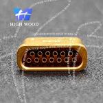 J30J SERIES Glass Sintered Gas Sealed Rectangular Electrical Connector, J30JM1-13ZKH25-Q1 for sale