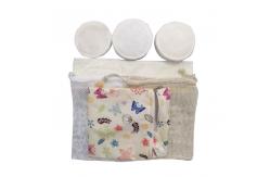China Breathable Bamboo Facial Make Up Remover , Anti Resistant Organic Reusable Pads supplier