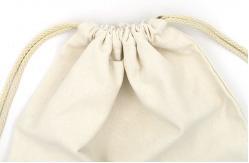China Lightweight durable Small Cotton Canvas Muslin Drawstring Bag Bags supplier