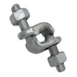 Electric Galvanized Drop Forged Fist Grip Clip Cable Clamps For Wire Rope for sale