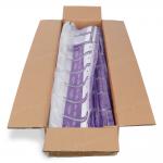 Printed Fanfold Side Pouch Pre Opened Bags , Autobags With Zipper for sale