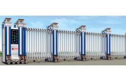 China Electric Security Automatic Driveway Retractable Gate 40 Persons / Min supplier