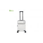 ABS+PC Hard Sided Luggage with Front Pocket and Spinner Wheels for sale