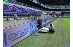 China Sports perimeter stadium led display banner , advertising led perimeter system solution supplier