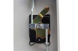China Modern New Design two doors Metal Wardrobe Closets Cyber lock supplier