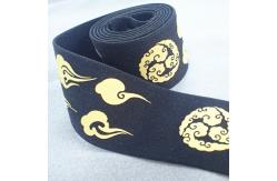 China Eco Friendly Multicolor 3D Silicone Printed Elastic Band supplier