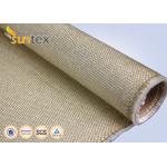 Heavy Duty Vermiculite Coated Fiberglass Industrial Welding Fire Blanket Roll 800 C Resistance for sale