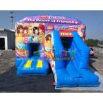 Lego  Inflatable Bouncy Castle With Slide For Girls Silk Printing for sale