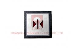 China DC12V / DC24V Elevator Push Button Switch / Lift Push Button With Brail supplier