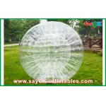 inflatable beach games Clear Durable Inflatable Zorb Ball For Entertainment 1.0mm PVC for sale