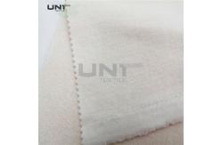 China 300g Double Side Brushed Necktie Interlining Polyester Wool For Silk Tie supplier