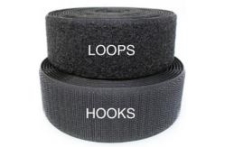 China 25m Rolls Of Velcro Hook And Loop Tape Heavy Duty Velcro Adhesive Tape supplier