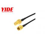 F Type Radio Frequency Connector Waterproof RF Coaxial Adapter Connector ROHS for sale