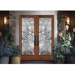 Double Pane Hollow Stained Glass Panels Air / Argon Insulating Thickness 16-30mm for sale