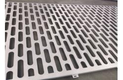 China Oem Customized Building Facade Use Square Hole Perforated Sheet Metal supplier
