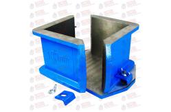 China Cast Iron Cube Mould Two Part 100 Mm Concrete Testing Equipment supplier