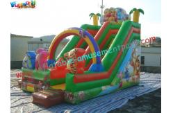 China Childrens Cute Commercial Inflatable Slide , Small Inflatable Dry Slide Slip supplier