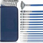 Artist Paint Brushes Kit With Nylon Hair And 15 Different Sizes For Acrylic Painting for sale