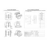 BETD3403 ETD34 Horizontal Double Slot 6+6PIN Power Distribution Transformer Static Electrical Device for sale