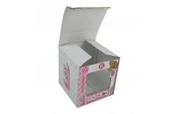 China Custom Recycled Paper Window Packaging Box Printed supplier
