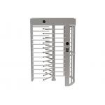 SS304 Full Body Turnstile Single Passage Automatic LED Light Indicator 0.2S