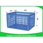 Environmental Protection Plastic Food Crates For Transportation And Logistics HDPE for sale