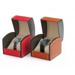 PU Leather Wrist Watch Boxes Packing Case 4c Offset Printing for sale