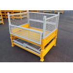 OEM Welded Wire Mesh Pallet Cages Stillages Stackable For Transport