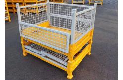 China OEM Welded Wire Mesh Pallet Cages Stillages Stackable For Transport supplier