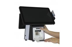 China Windows Desktop 300cd/m2 Touch Screen POS Terminal With Printer Retail Epos Systems supplier