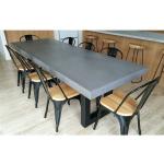 Customized Cement Furniture Living Room Table Concrete Furniture Side Table Modern Round Concrete Coffee Table for sale