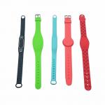 Embossed Silicone Gym Health RFID Wrist Band Contactless For Men for sale