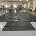 Black PVC Tarpaulin Fabric Strong Semi Truck Tarpaulin Tarp Lumber Tarps for sale