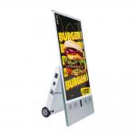 VETO 43 Inch Outdoor LCD Waterproof Portable Battery Display HD Mobile Digital Poster for sale