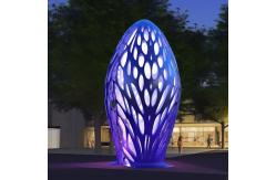 China Metal Light Art Sculpture Enhancing Outdoor Spaces With Beauty And Light supplier