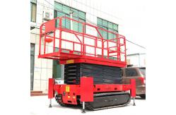 China 8m 10m 12m Self Propelled Electric Crawler Scissor Lift Platform supplier